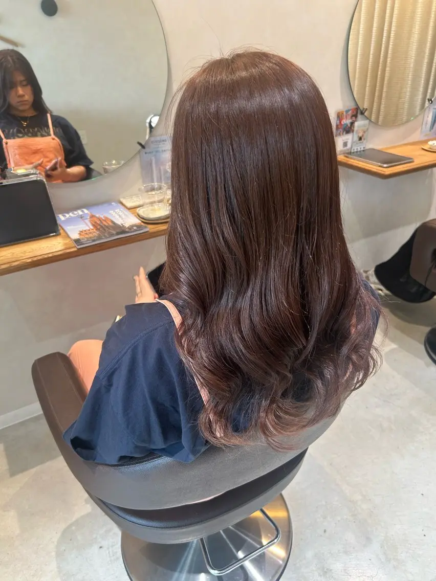 ロング 透明感カラー/大城 かえでのヘアスタイル