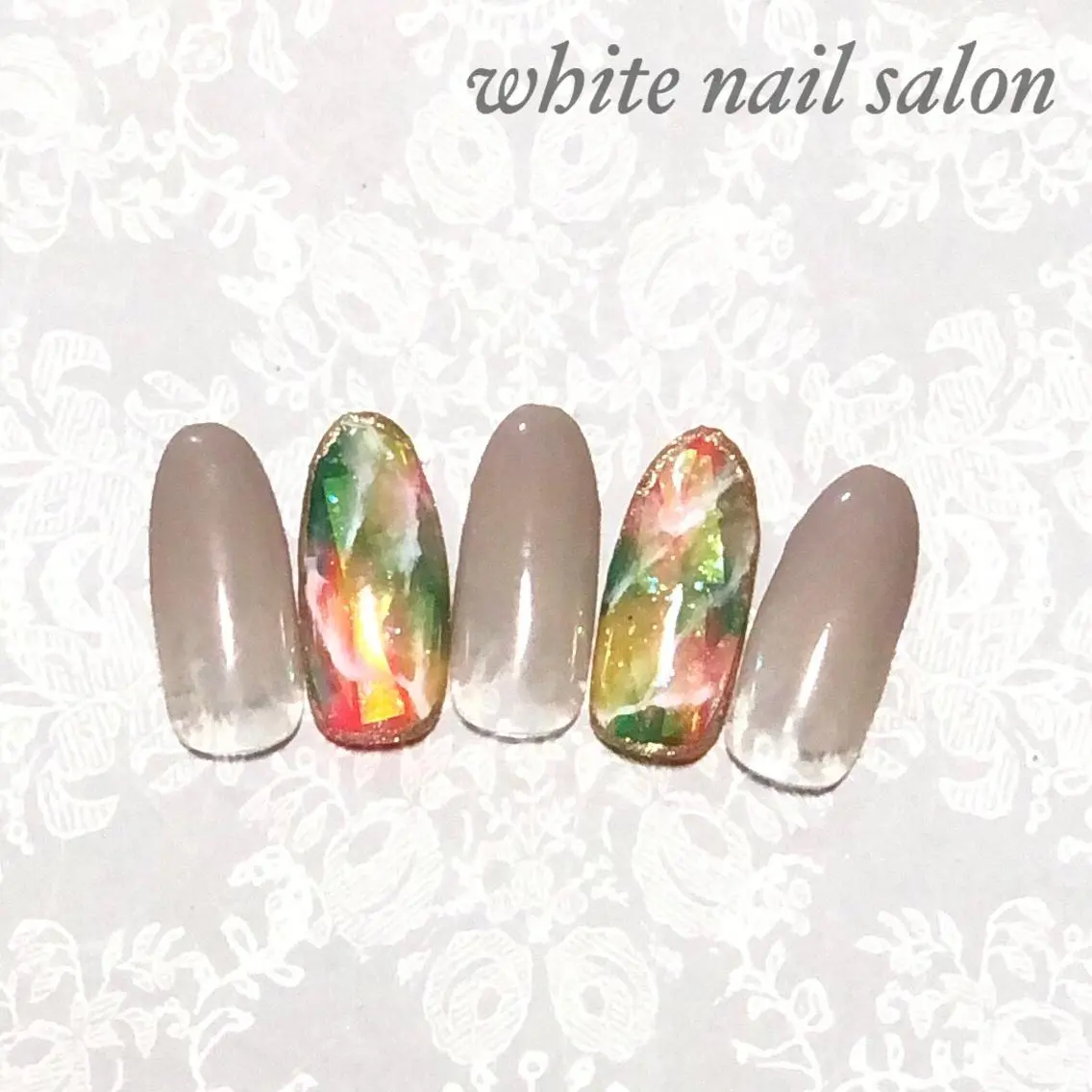 ネイル フットネイル ジェルネイル ハードジェル オフィスネイル スカルプネイル ハンドネイル white nail salonのネイルデザイン