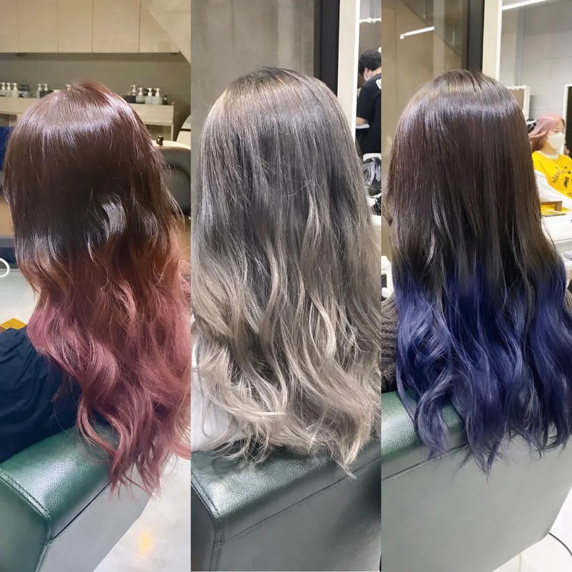カット＋ケアブリーチグラデーションカラーの写真