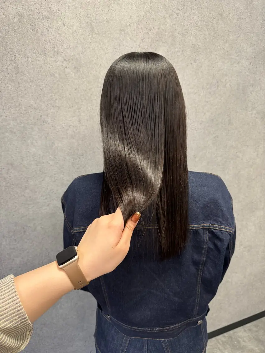 ミディアム 縮毛矯正 🌼志岐 恵🌼のヘアスタイル