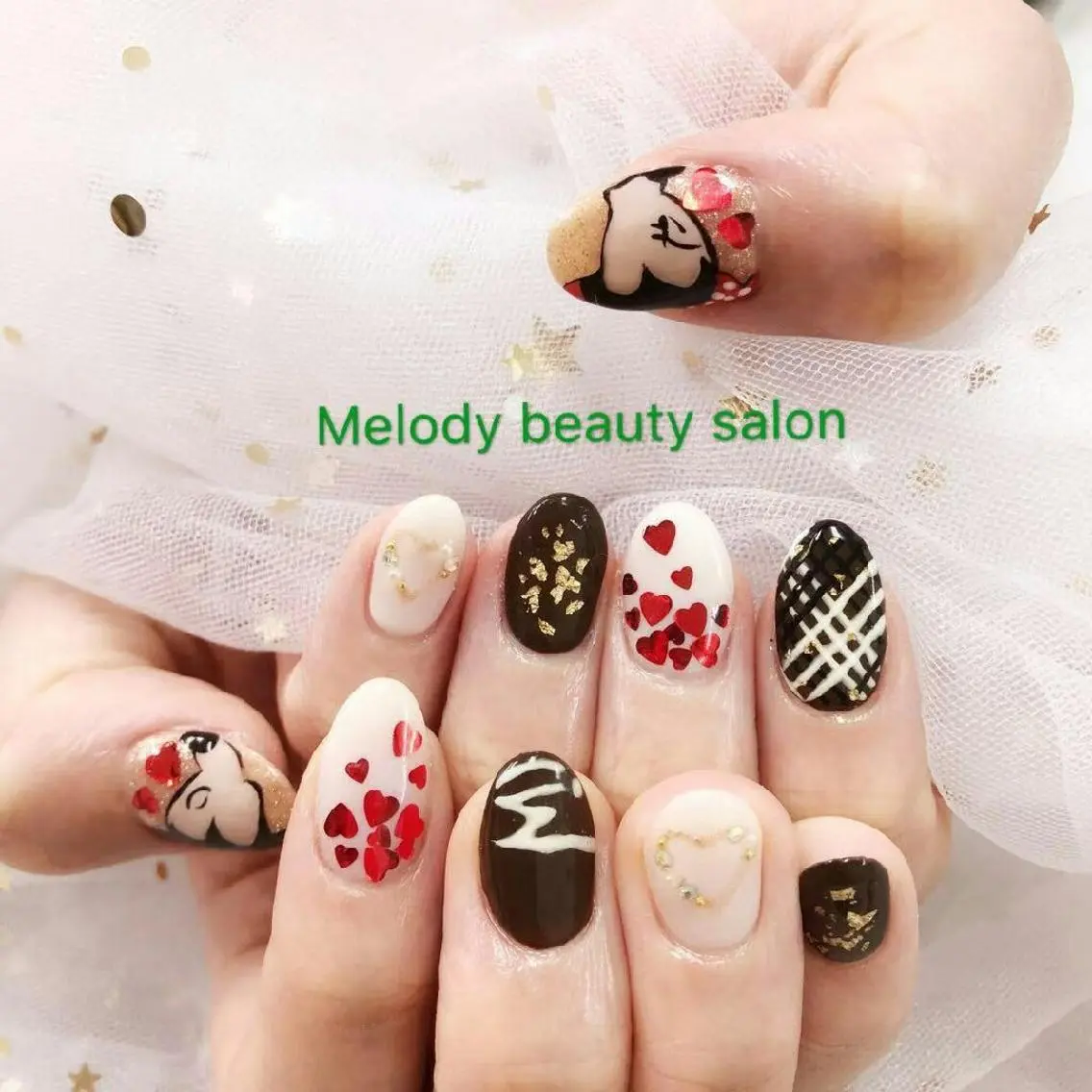 ネイル ハンドネイル Melody 3D/スカルプ専門店のネイルデザイン