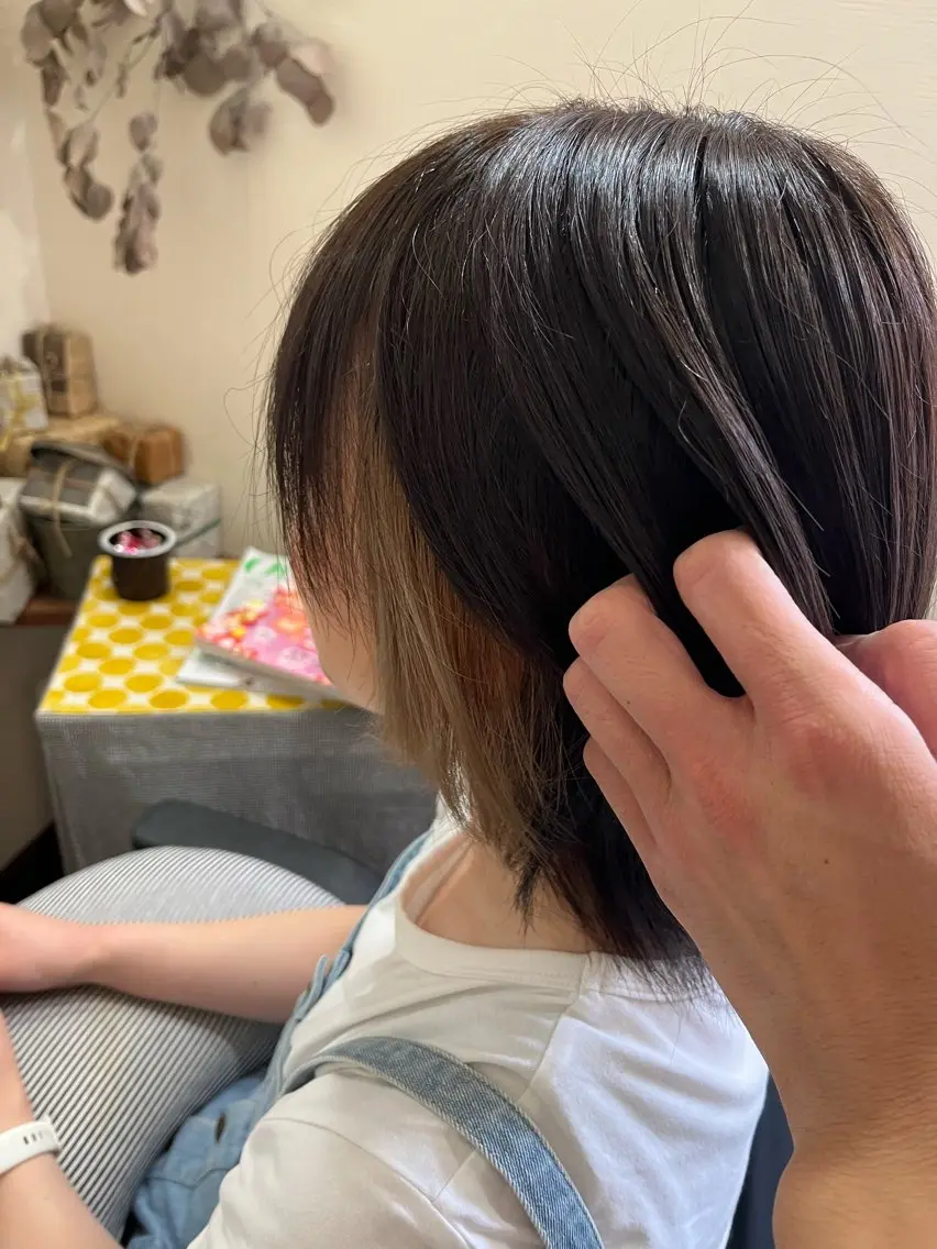 セミロング ヘアカラー 🔮丸山 晃也💫のヘアスタイル