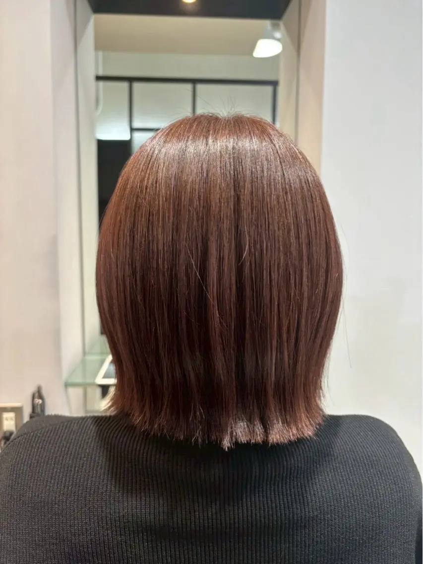 ミディアム カラー コンノ ナチのヘアスタイル