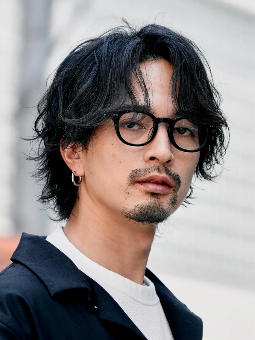 ミディアム パーマ ミディアムパーマ カット パーマ クドウレイ fifth神南のヘアスタイル