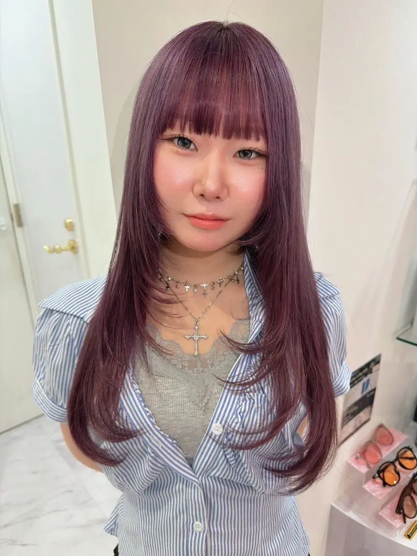 【ダメージレス🌟】カット＋ケアブリーチ＋選べる🎶オンカラーの写真