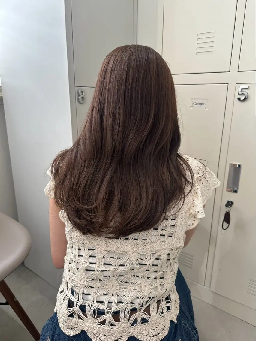ロング カラー ブラウンカラー 透明感カラー ヘアカラー 🪼AYUKA🍄 モデルさん大募集‼️のヘアスタイル