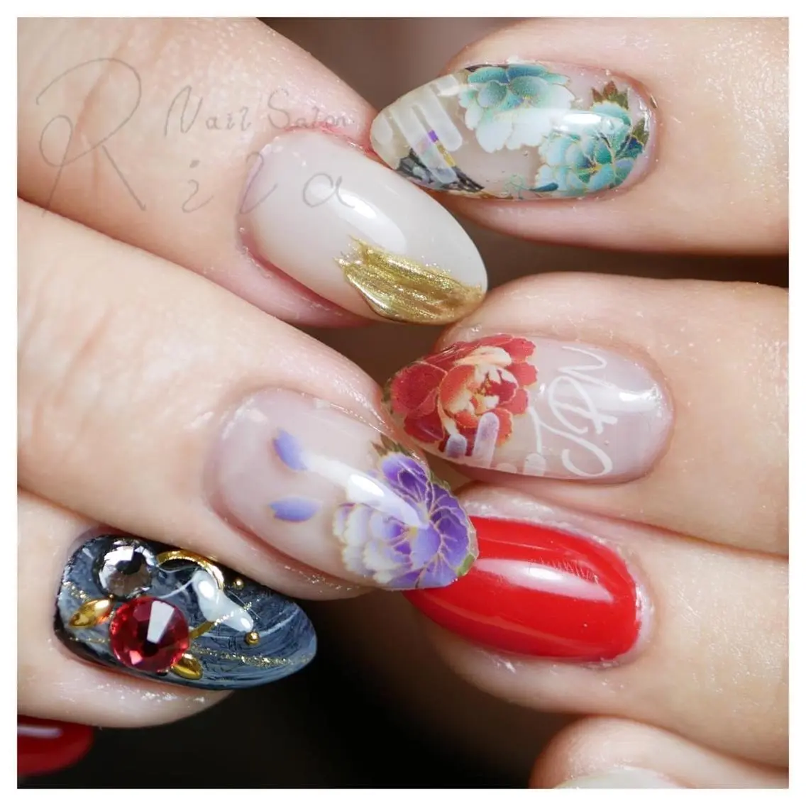 ネイル Nail salon Rilaのネイルデザイン
