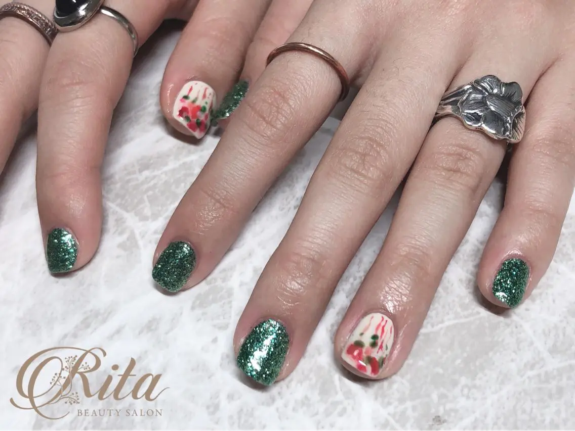 ネイル 持ち込み salon de fika【中崎町】のネイルデザイン