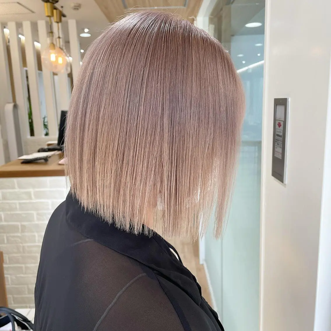 ショート カラー ベージュカラー ブリーチ ピンクカラー ピンクベージュ ボブ ✂︎✂︎副店長・富田 益✂︎✂︎のその他イメージ