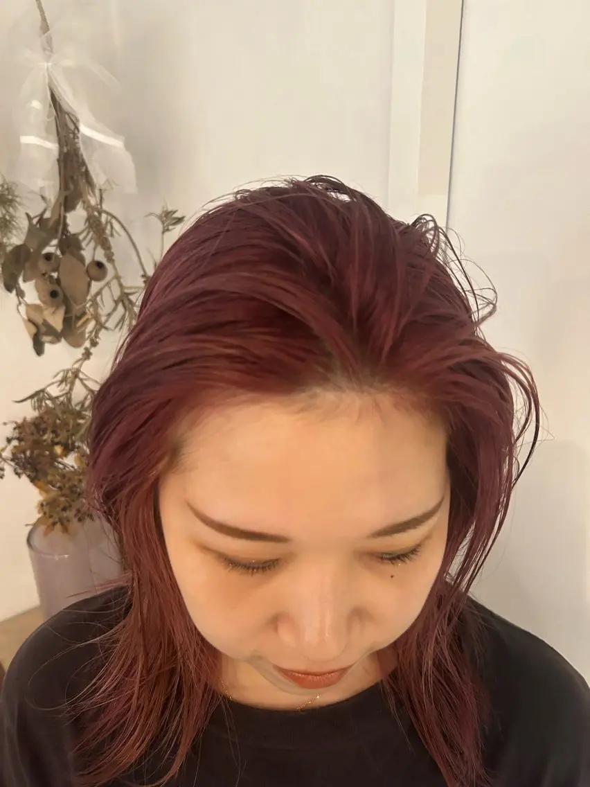 カラー かがやしづ ⭐️カラーモデルのヘアスタイル