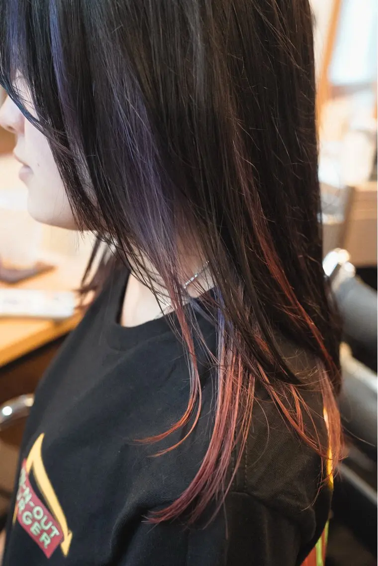 ミディアム カラー 千葉 慎也のヘアスタイル