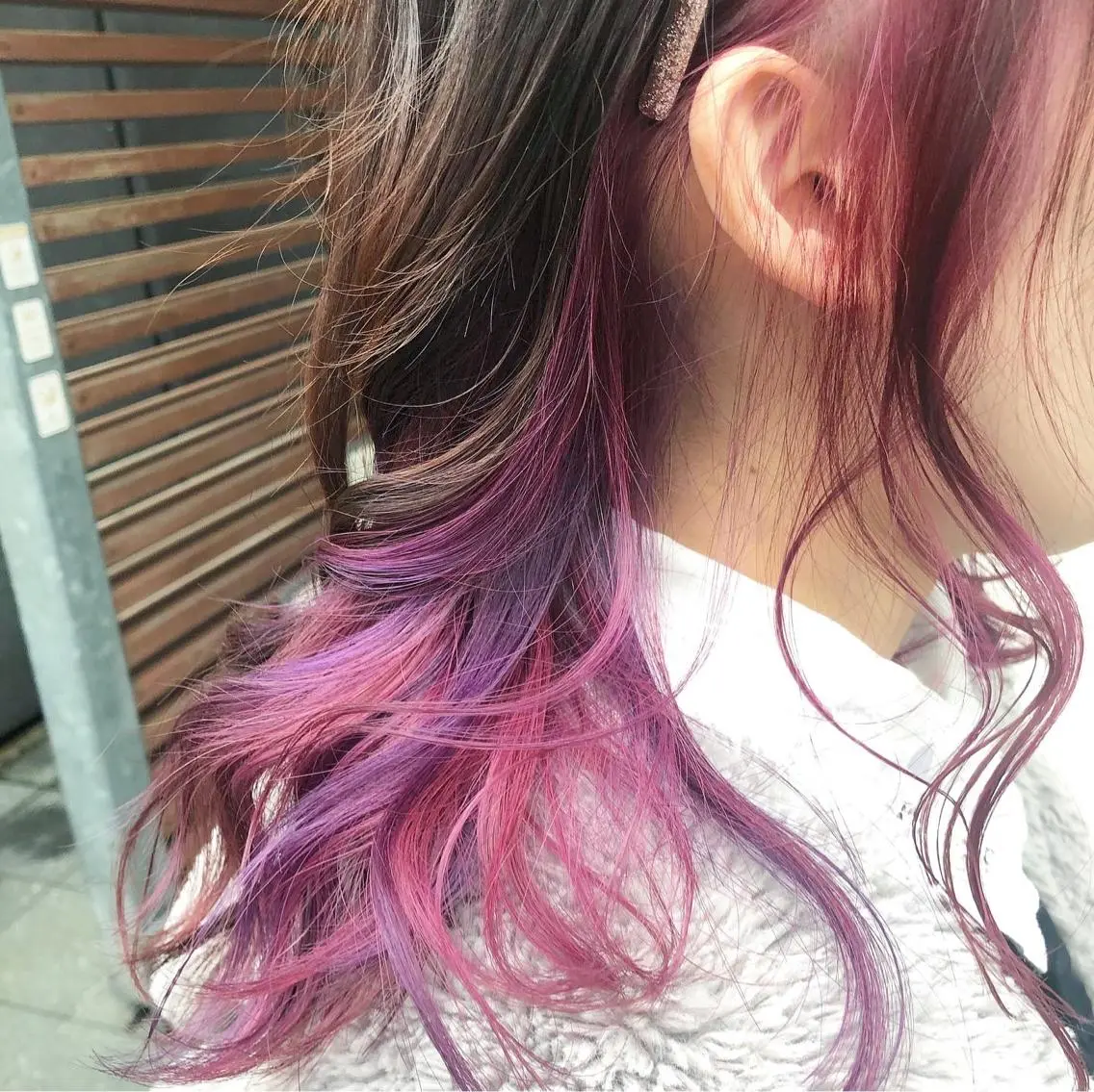 ロング カラー ショートボブ アッシュ バレイヤージュ ミストバング ベージュカラー カット ヘアカラー トリートメント 原宿サロン代表 デザインカラー伊藤卓のヘアスタイル
