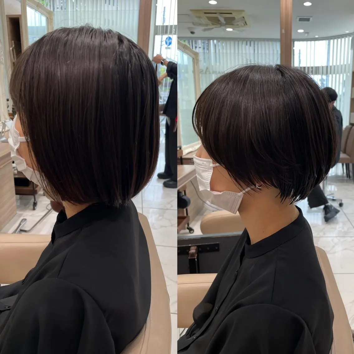 ショート カット トリートメント レイヤー🍒ウルフ 🤎店長anju🪽のヘアスタイル