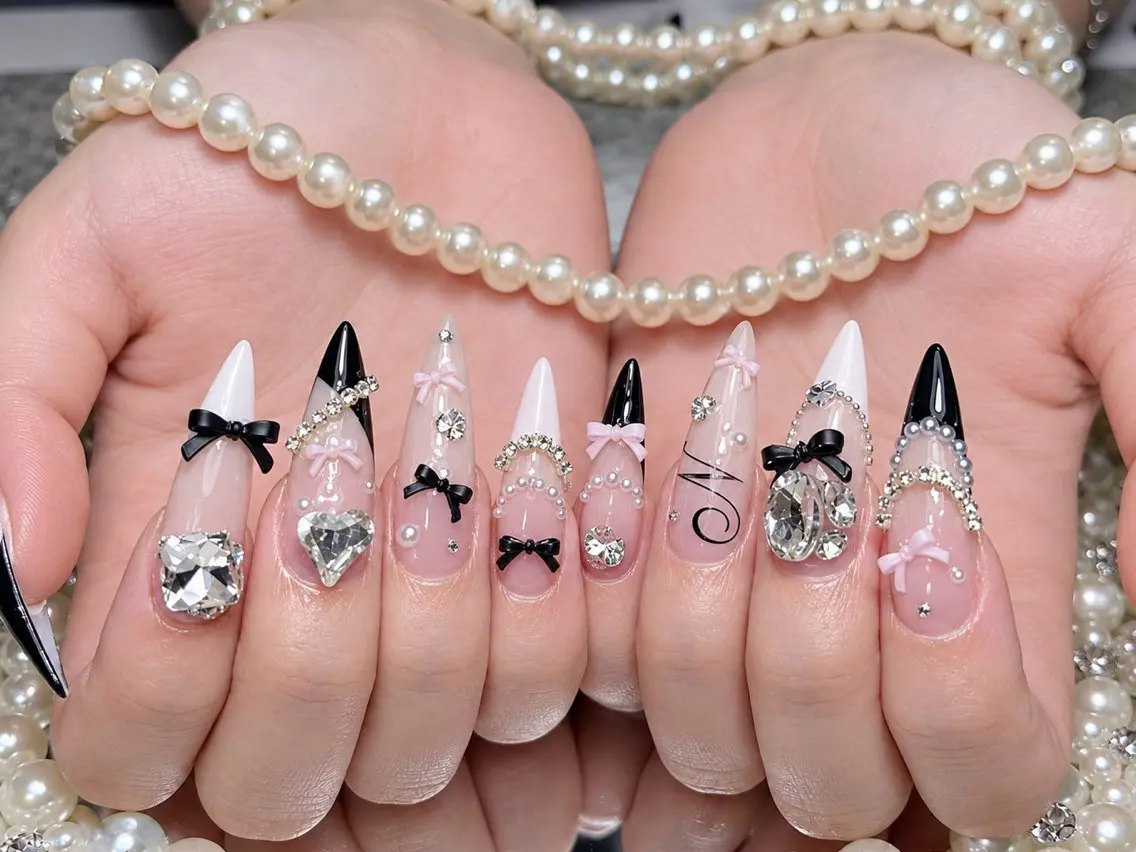 ネイル 長さ出し ハンドネイル YIA Nail Daikokuchoのネイルデザイン
