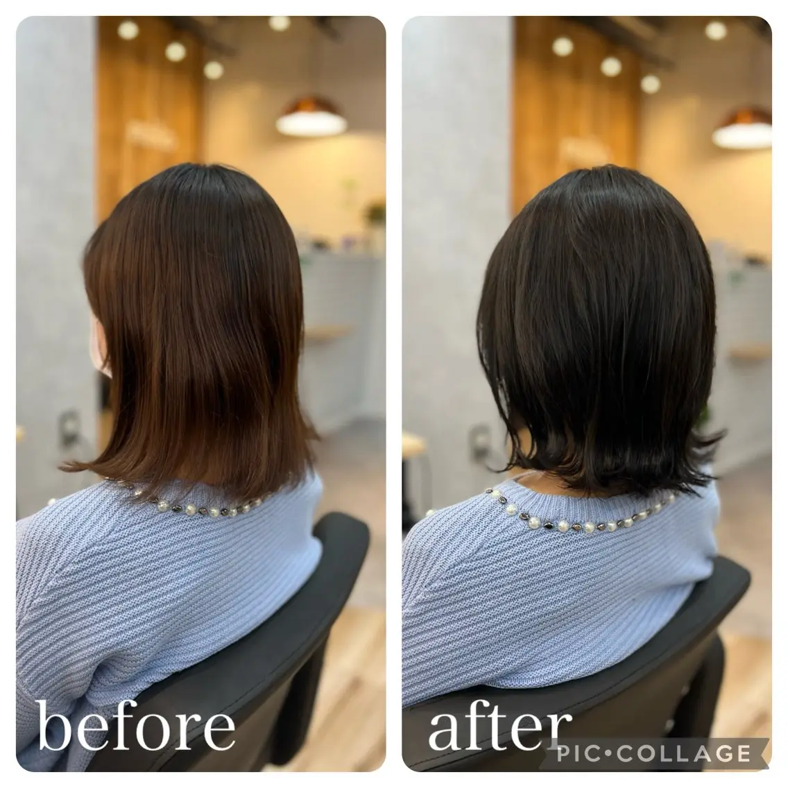 ミディアム ボブ Aguhair milo森山知幸のヘアスタイル