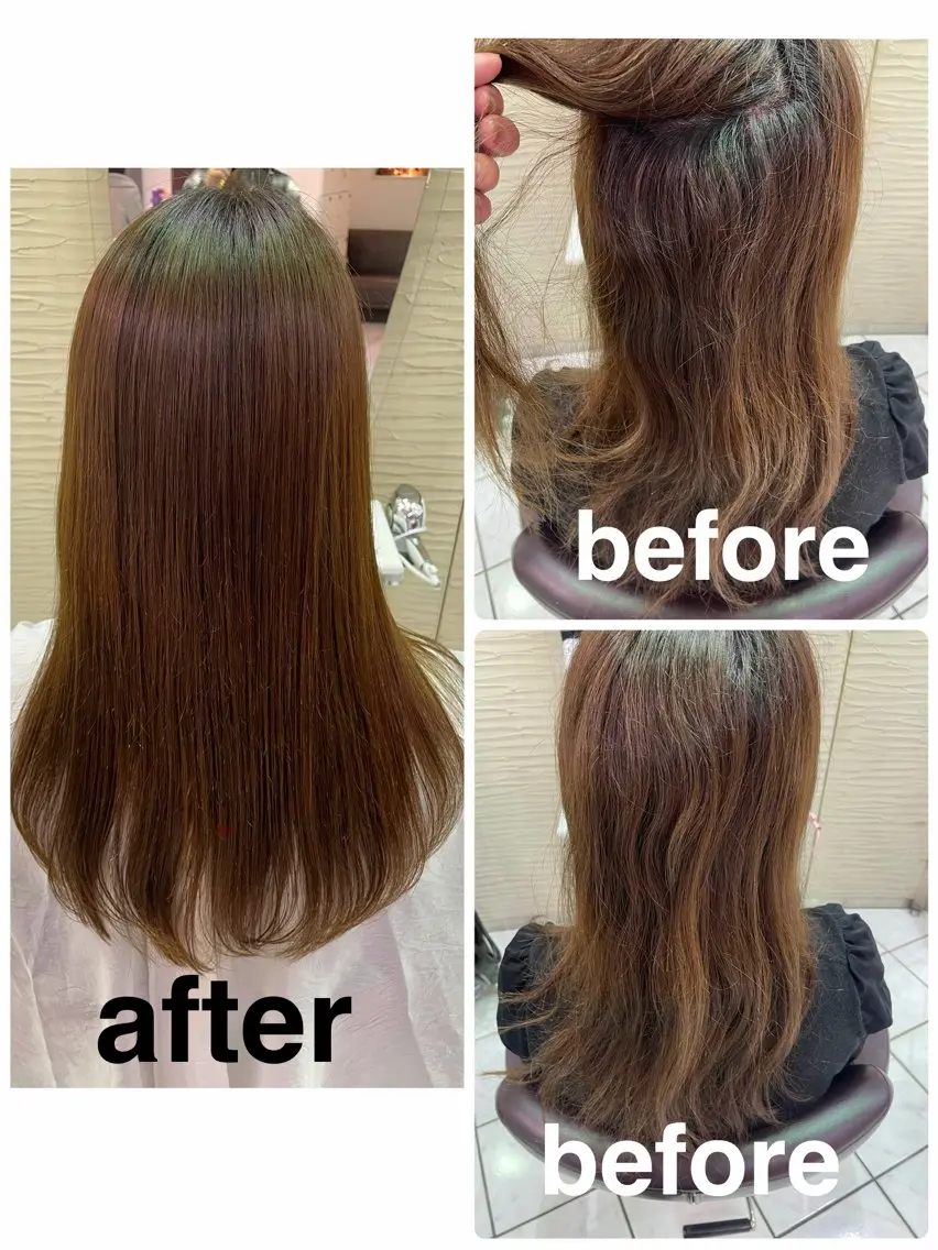 ディティールカット💇♀️➕美髪ストレート✨➕2Stepコタトリートメント🌟の写真