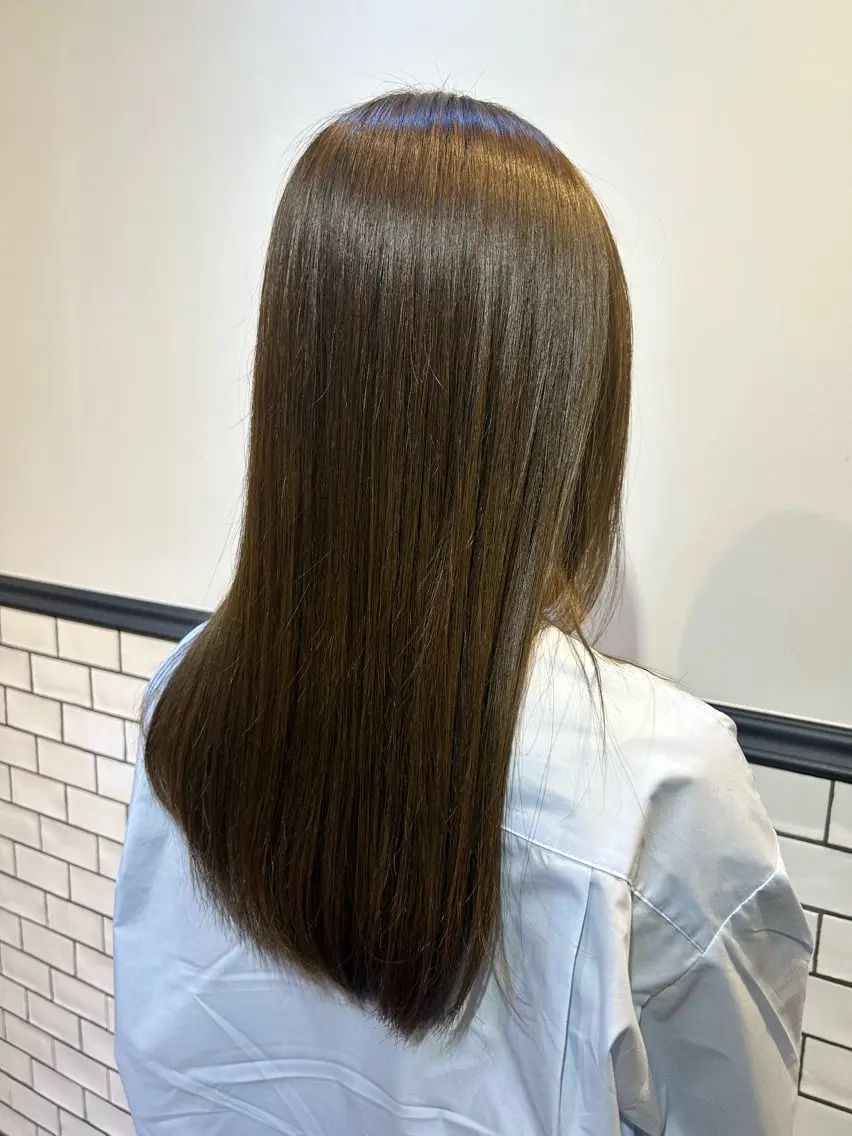 カラー オリーブカラー ちあき knock🌼🍃のヘアスタイル