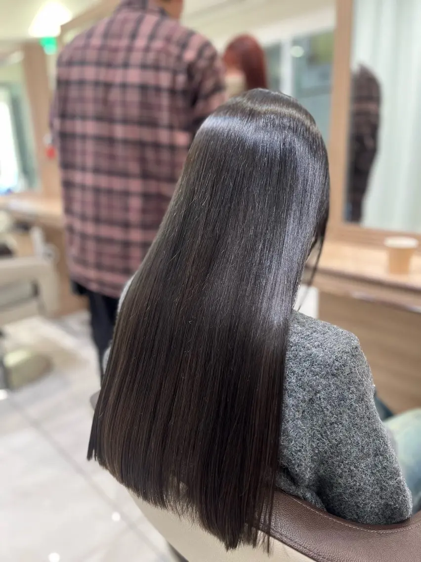 パーマ ストレートパーマ Ash 西船橋店 🐈⬛中溝有紗🎀のヘアスタイル