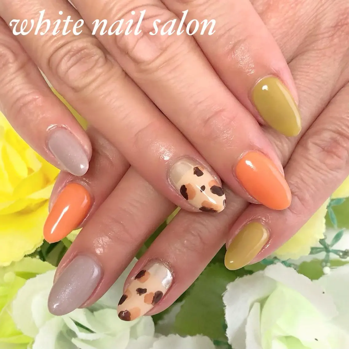 ネイル アートネイル フットネイル フレンチネイル ジェルネイル ハードジェル ハンドネイル white nail salonのネイルデザイン