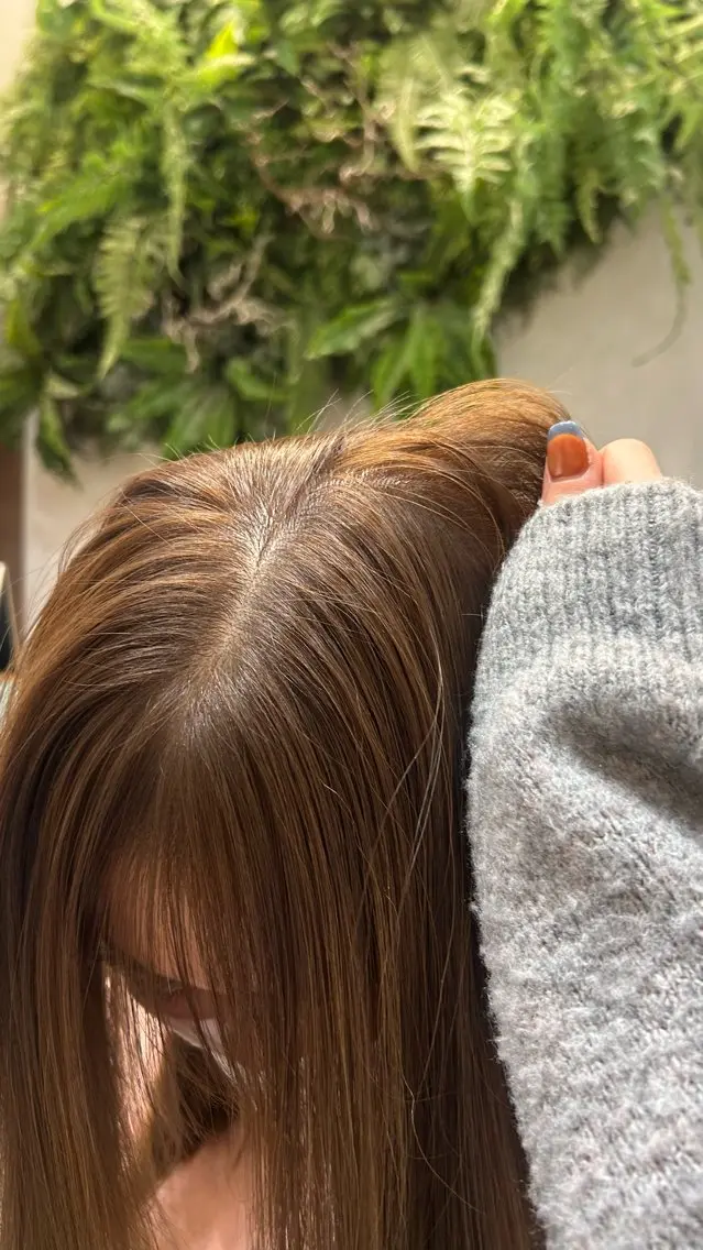 ロング カラー ベージュカラー ブラウンカラー 透明感カラー ヘーゼル 優 花のヘアスタイル