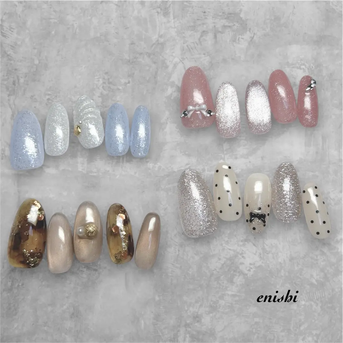 ショート ハンドネイル Nail Salon enishiのネイルデザイン
