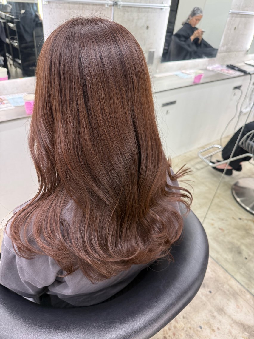 ロング カラー ベージュカラー ブラウンカラー ブラウンベージュ 透明感カラー ヘアカラー 楓真/ 韓国風カラー💭のヘアスタイル