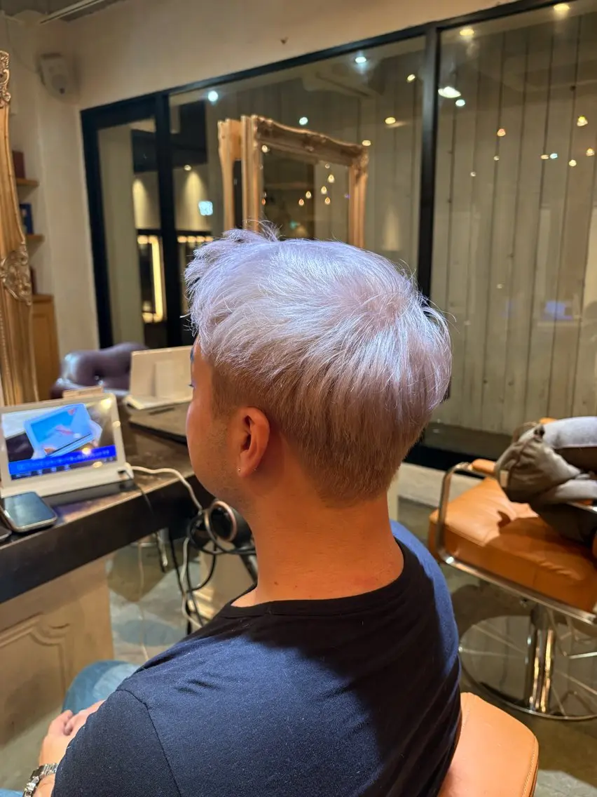 【メンズ限定】カット×ブリーチ×カラーの写真