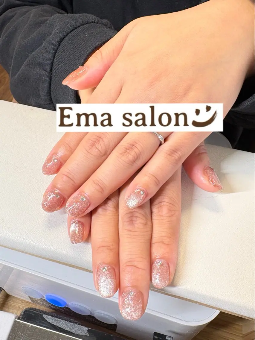 ネイル フラッシュネイル マグネットネイル ハンドネイル Ema salon hiromiのネイルデザイン