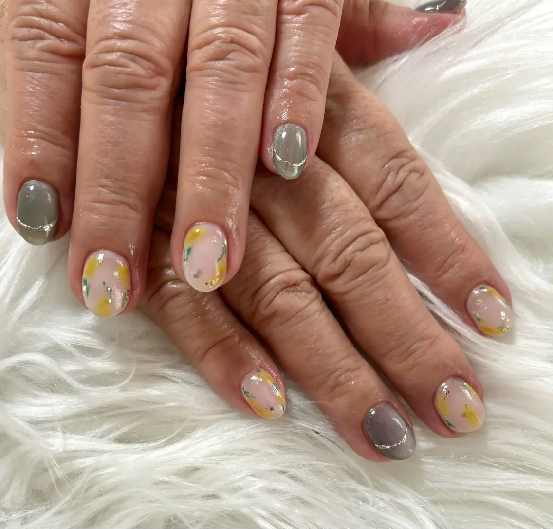 ネイル ハンドネイル nail salon HIRUKANAのネイルデザイン