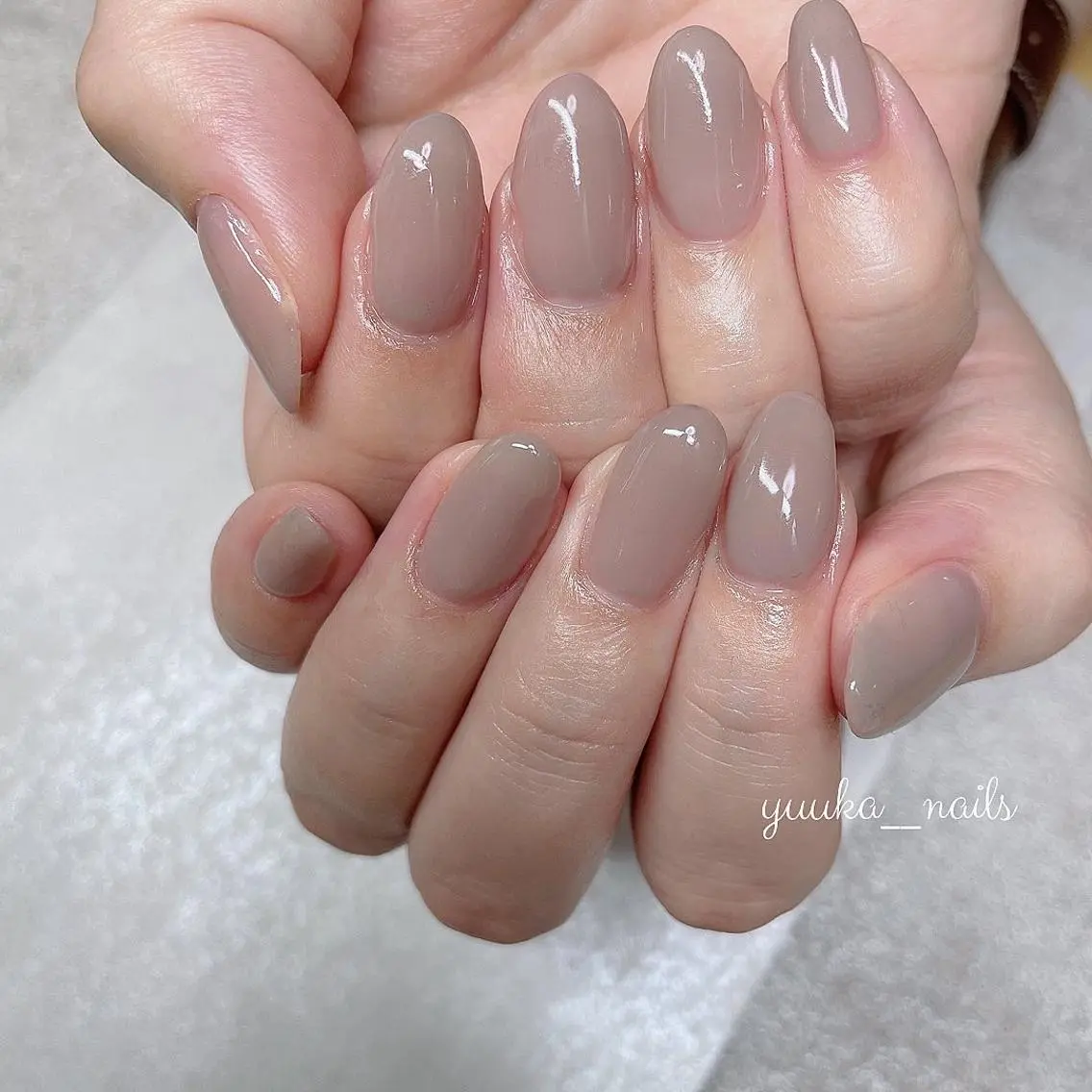 ネイル ワンカラーネイル ハンドネイル yuu nailのネイルデザイン