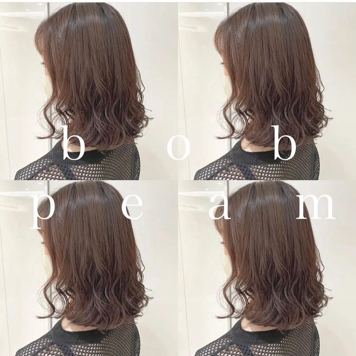 ミディアム パーマ 韓国っぽ水光肌カラー マンツーマン🫧なおのヘアスタイル
