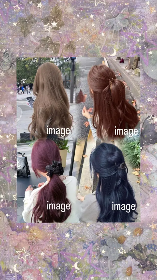 セミロング カット ヘアカラー トリートメント ゆるふわアレンジ/暖 色カラー/あさひのヘアスタイル