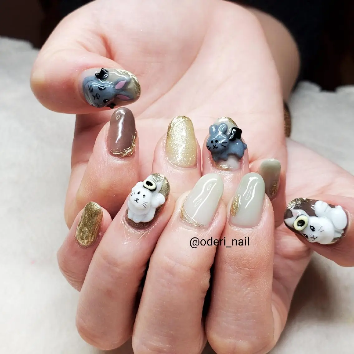 ネイル アートネイル フットネイル ジェルネイル 春ネイル おで@ oderi_nailのネイルデザイン