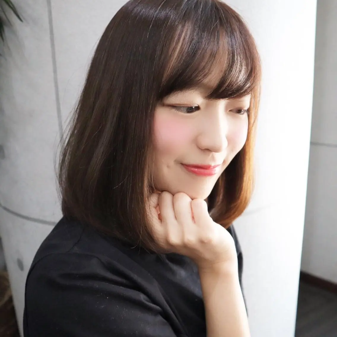 セミロング カラー ボブ ＊横浜駅＊ 金子 誠也のヘアスタイル