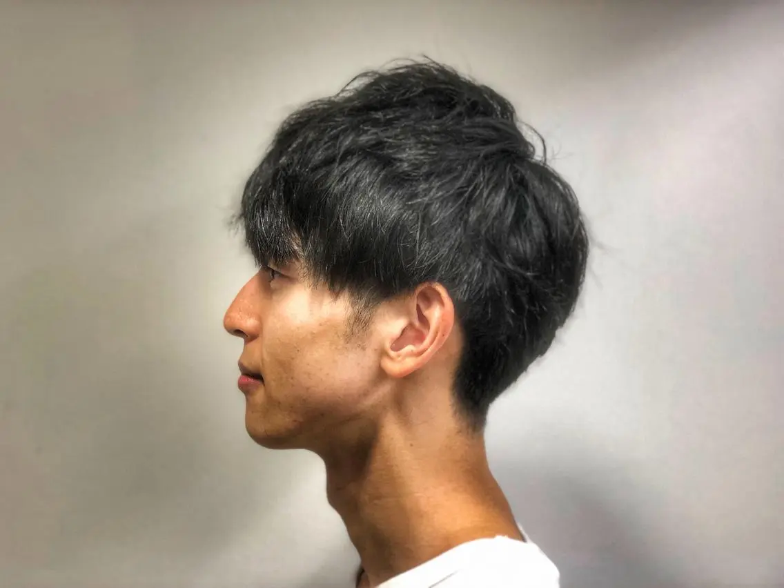 ショート カラー パーマ メンズ 美髪矯正 Rioのヘアスタイル