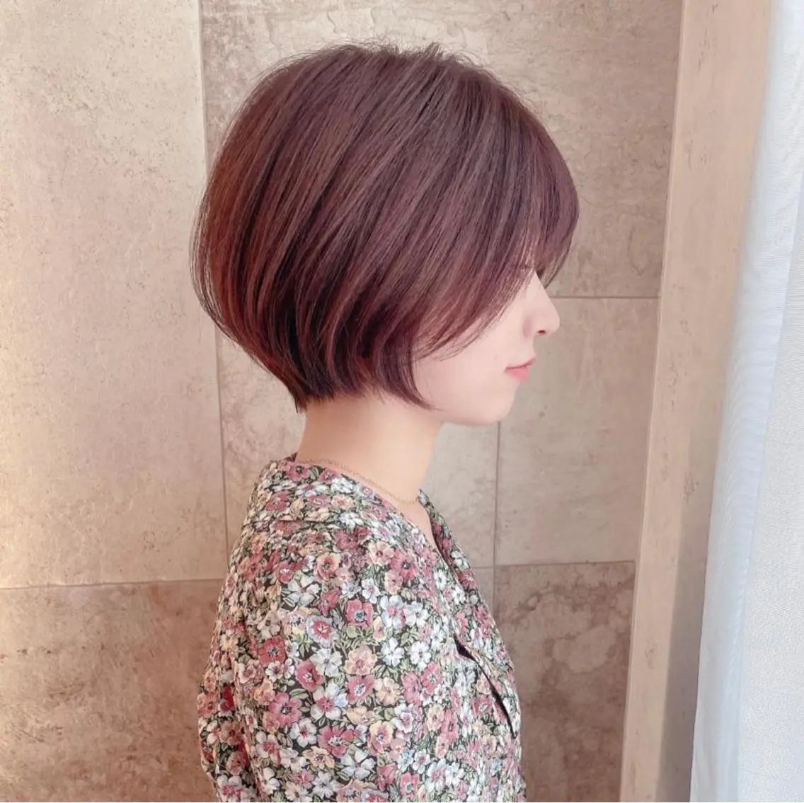 ショート カラー ヘアカラー トリートメント 廣瀬双葉 ボブ/ミディアムのヘアスタイル