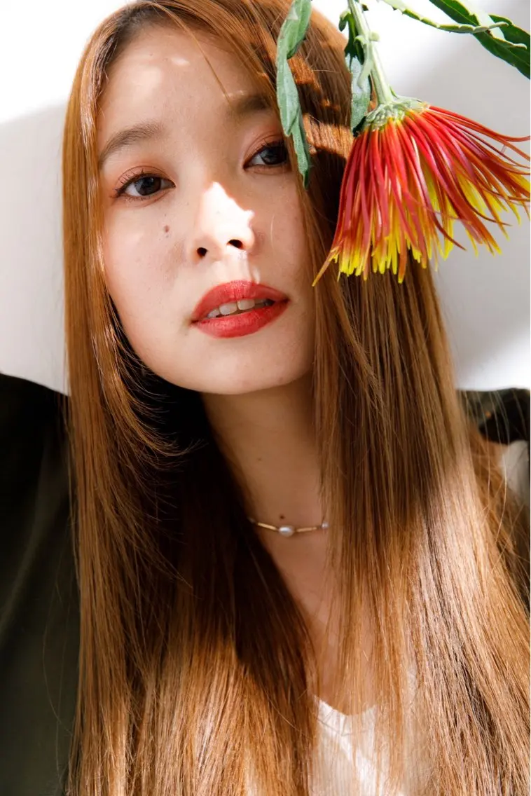 ロング カラー 新宿三丁目 田中美由紀のヘアスタイル