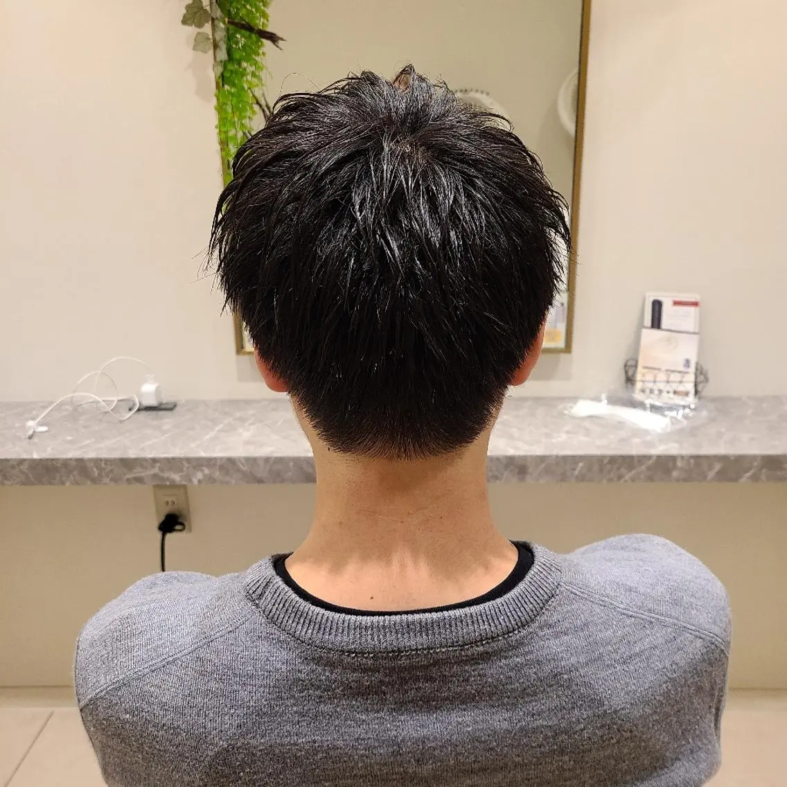 ショート メンズ カット トリートメント 中井 啓悟のヘアスタイル