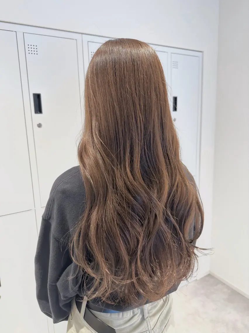 ロング カラー ベージュカラー 透明感Color🩶 髪質改善 ユウナ🦋のヘアスタイル