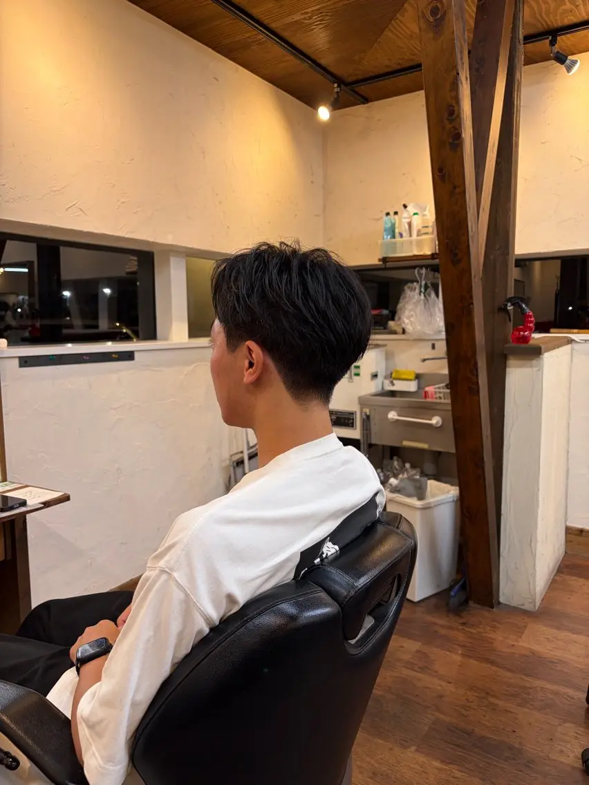 メンズ カット 村瀬 友颯のヘアスタイル