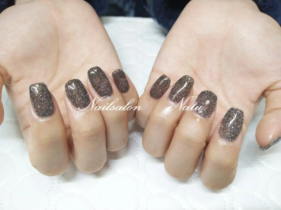 ネイル 長さ出し フラッシュネイル nailsalon　 Natuのネイルデザイン