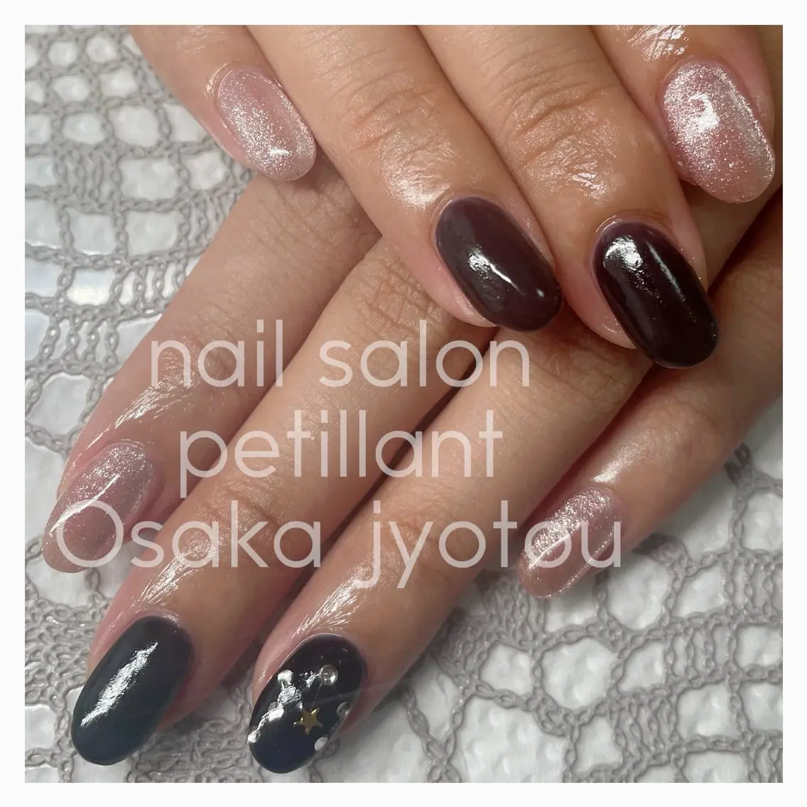 ネイル マグネットネイル nail salon petillantのネイルデザイン