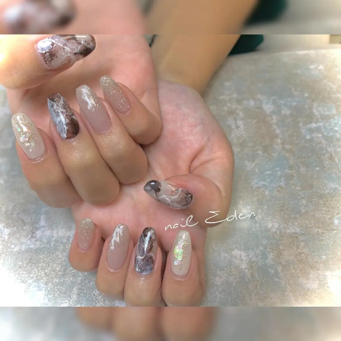 ネイル 持ち込み Eden ♾️のネイルデザイン