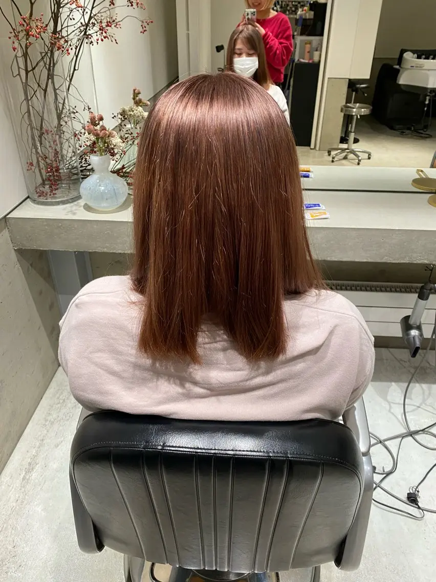 ミディアム リコ🩵 ショートカットのヘアスタイル