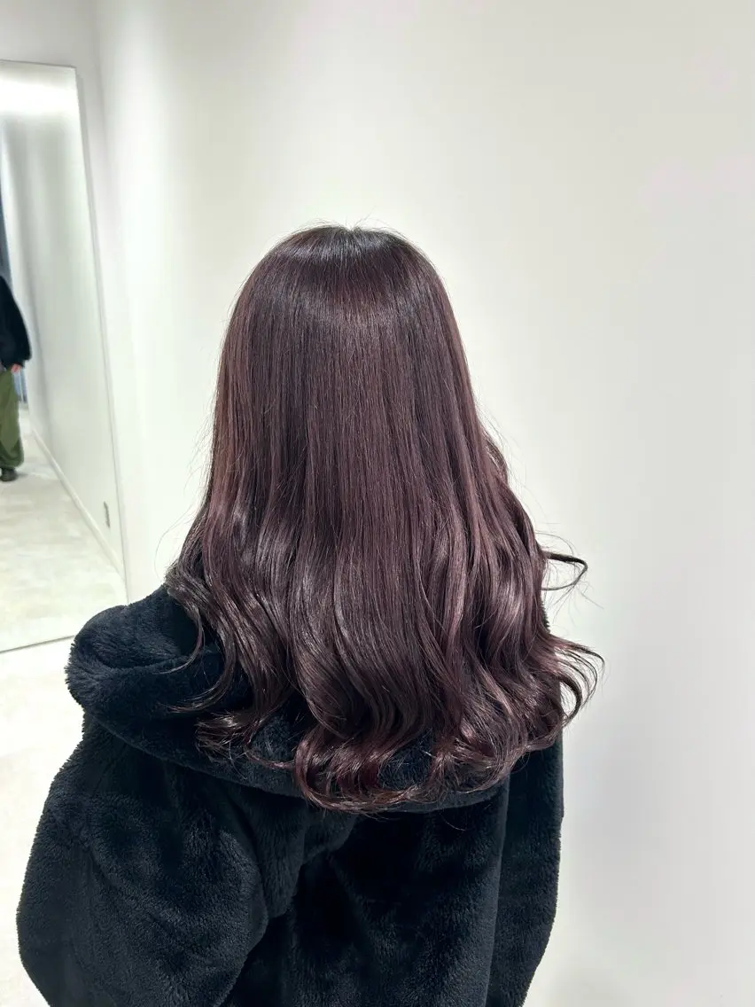 セミロング ヘアカラー トリートメント 透明感ハイトーン特化 /ケアブリーチ/莉駒のヘアスタイル