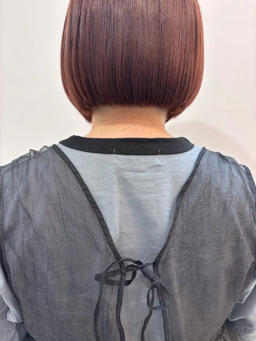 ショート カット ヘアカラー トリートメント ネモト ユイ / fit standのヘアスタイル
