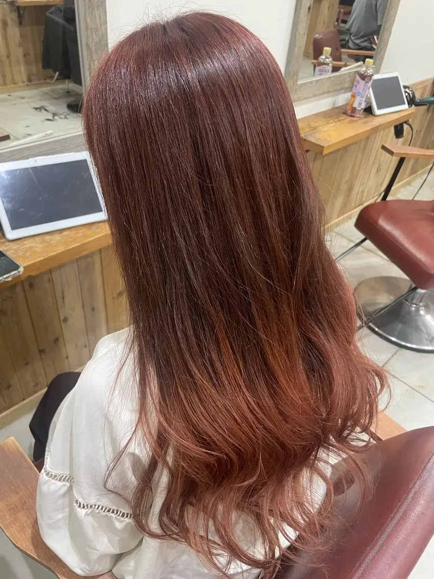 ロング カラー Wカラーレイヤーカ ット⚡️CHIAKIのヘアスタイル