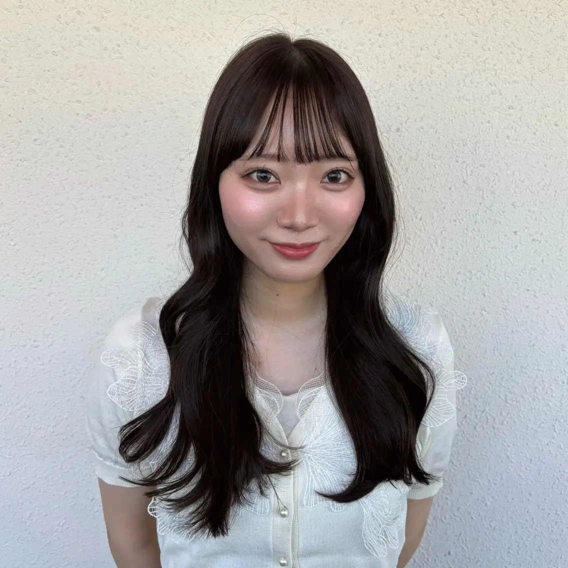 ロング カラー 森本 麻比のヘアスタイル