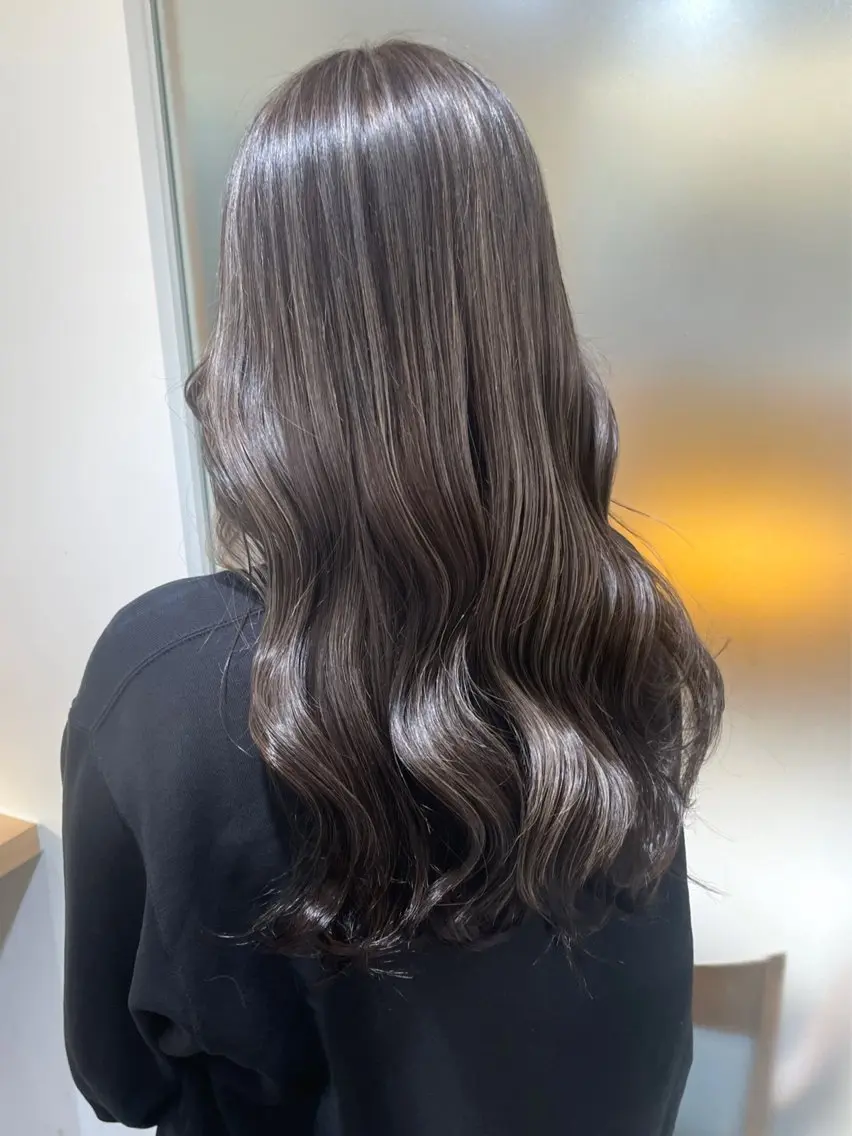 ロング カラー ヘアカラー 佐藤 梨里花 ❤︎のヘアスタイル