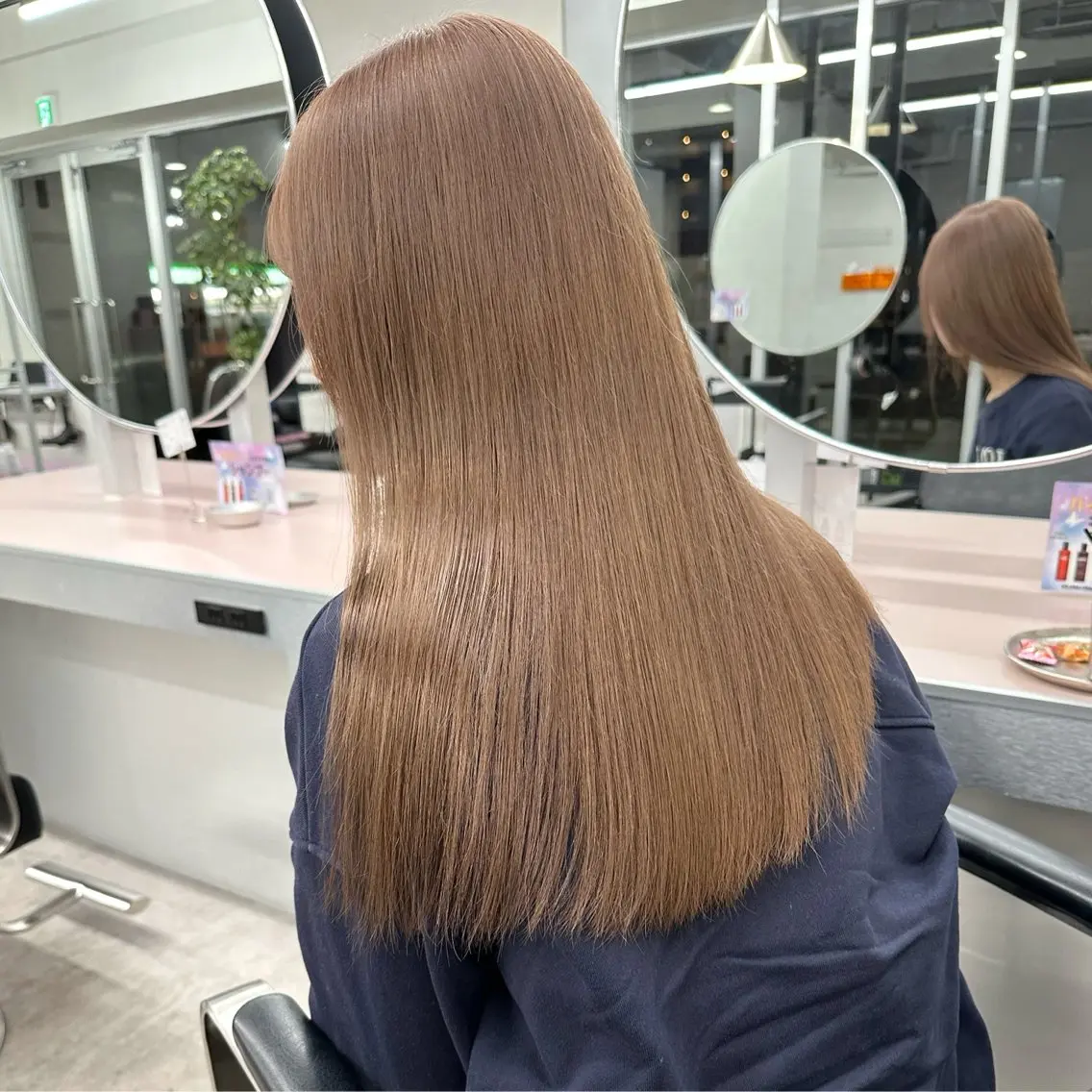 ロング ヘアカラー ほの/ブリーチモデル 🎀/艶カラー‎のヘアスタイル